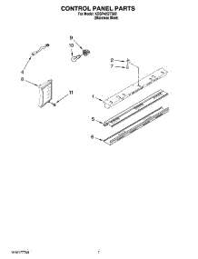 05 - Control Panel Parts parts for Kitchenaid Refrigerator KSSP42QTS02 from AppliancePartsPros.com