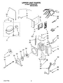 13 - Upper Unit Parts parts for Kitchenaid Refrigerator KSSP42QTS02 from AppliancePartsPros.com