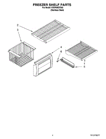 03 - Freezer Shelf Parts parts for Kitchenaid Refrigerator KSSP48QTS02 from AppliancePartsPros.com