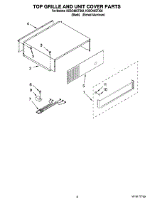 06 - Top Grille And Unit Cover Parts parts for Kitchenaid Refrigerator KSSO48QTB02 from AppliancePartsPros.com