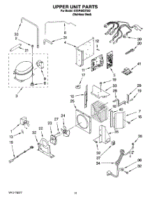 13 - Upper Unit Parts parts for Kitchenaid Refrigerator KSSP48QTS02 from AppliancePartsPros.com