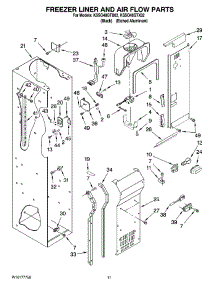 08 - Freezer Liner And Air Flow Parts parts for Kitchenaid Refrigerator KSSO48QTB02 from AppliancePartsPros.com