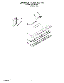 05 - Control Panel Parts parts for Kitchenaid Refrigerator KSSC48FTS02 from AppliancePartsPros.com