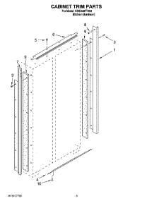 02 - Cabinet Trim Parts parts for Kitchenaid Refrigerator KSSO48FTX02 from AppliancePartsPros.com