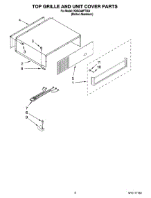 06 - Top Grille And Unit Cover Parts parts for Kitchenaid Refrigerator KSSO48FTX02 from AppliancePartsPros.com