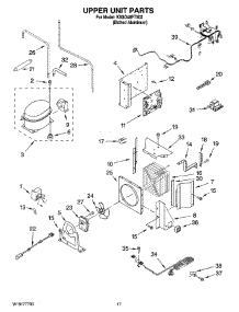 11 - Upper Unit Parts parts for Kitchenaid Refrigerator KSSO48FTX02 from AppliancePartsPros.com