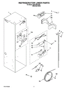 04 - Refrigerator Liner Parts parts for Kitchenaid Refrigerator KSSC48QTS02 from AppliancePartsPros.com
