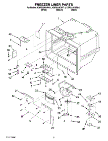 02 - Freezer Liner Parts parts for Kitchenaid Refrigerator KBRS22KGBT13 from AppliancePartsPros.com