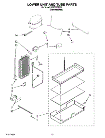 12 - Lower Unit And Tube Parts parts for Kitchenaid Refrigerator KSSC36FTS02 from AppliancePartsPros.com