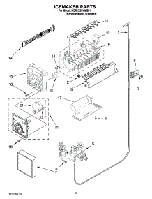 12 - Icemaker Parts, Optional Parts (Not Included) parts for Kitchenaid Refrigerator KSRY25CVMS01 from AppliancePartsPros.com