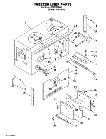 05 - Freezer Liner Parts parts for Kitchenaid Refrigerator KBRS36FTX02 from AppliancePartsPros.com