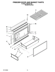 08 - Freezer Door And Basket Parts parts for Kitchenaid Refrigerator KBRS36FTX02 from AppliancePartsPros.com