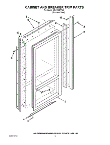 02 - Cabinet And Breaker Trim Parts parts for Kitchenaid Refrigerator KBLC36FTS02 from AppliancePartsPros.com