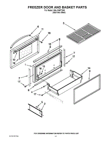 08 - Freezer Door And Basket Parts parts for Kitchenaid Refrigerator KBLC36FTS02 from AppliancePartsPros.com