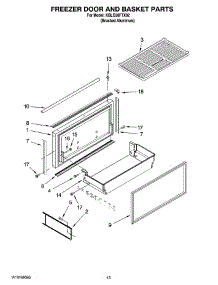 08 - Freezer Door And Basket Parts parts for Kitchenaid Refrigerator KBLO36FTX02 from AppliancePartsPros.com