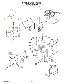 09 - Upper Unit Parts parts for Kitchenaid Refrigerator KBLO36FTX02 from AppliancePartsPros.com