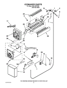 11 - Icemaker Parts parts for Kitchenaid Refrigerator KBLC36FTS02 from AppliancePartsPros.com