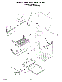 09 - Lower Unit And Tube Parts parts for Kitchenaid Refrigerator KBRO36FMX01 from AppliancePartsPros.com