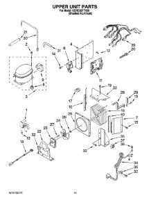 09 - Upper Unit Parts parts for Kitchenaid Refrigerator KBRO36FTX00 from AppliancePartsPros.com