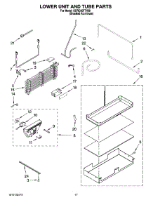 10 - Lower Unit And Tube Parts parts for Kitchenaid Refrigerator KBRO36FTX00 from AppliancePartsPros.com