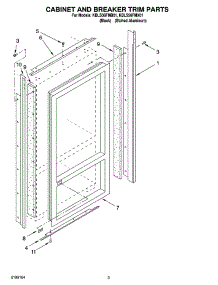 02 - Cabinet And Breaker Trim Parts parts for Kitchenaid Refrigerator KBLS36FMB01 from AppliancePartsPros.com