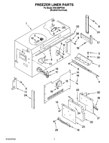 05 - Freezer Liner Parts parts for Kitchenaid Refrigerator KBLS36FTX00 from AppliancePartsPros.com