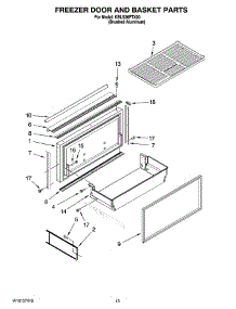 08 - Freezer Door And Basket Parts parts for Kitchenaid Refrigerator KBLS36FTX00 from AppliancePartsPros.com