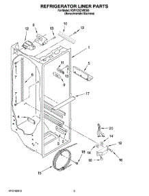 02 - Refrigerator Liner Parts parts for Kitchenaid Refrigerator KSRY25CVMS00 from AppliancePartsPros.com
