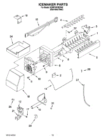 07 - Icemaker Parts parts for Kitchenaid Refrigerator KBRP20ERSS02 from AppliancePartsPros.com