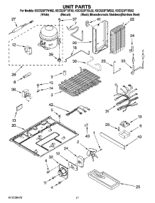 11 - Unit Parts parts for Kitchenaid Refrigerator KSCS23FTBT02 from AppliancePartsPros.com