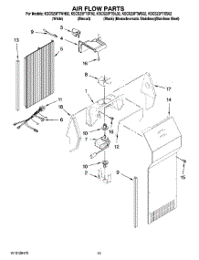09 - Air Flow Parts parts for Kitchenaid Refrigerator KSCS23FTMS02 from AppliancePartsPros.com