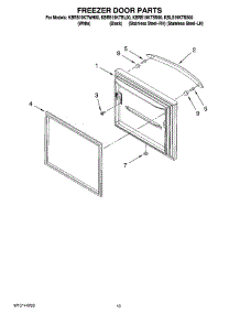07 - Freezer Door Parts, Optional Parts (Not Included) parts for Kitchenaid Refrigerator KBLS19KTSS00 from AppliancePartsPros.com