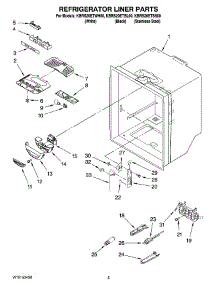 03 - Refrigerator Liner Parts parts for Kitchenaid Refrigerator KBRS20ETWH00 from AppliancePartsPros.com