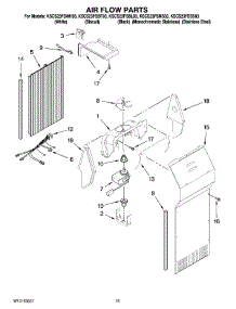 09 - Air Flow Parts parts for Kitchenaid Refrigerator KSCS23FSBT03 from AppliancePartsPros.com
