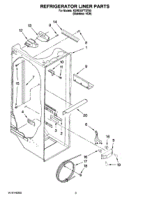 02 - Refrigerator Liner Parts parts for Kitchenaid Refrigerator KSRD22FTST03 from AppliancePartsPros.com