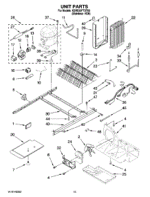09 - Unit Parts parts for Kitchenaid Refrigerator KSRD22FTST03 from AppliancePartsPros.com