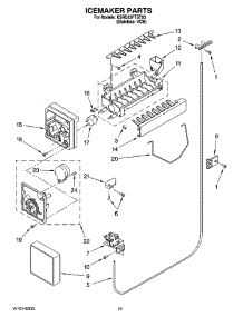12 - Icemaker Parts, Optional Parts (Not Included) parts for Kitchenaid Refrigerator KSRD22FTST03 from AppliancePartsPros.com