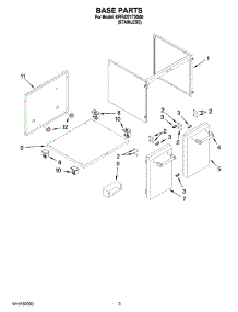 02 - Base Parts parts for Whirlpool Refrigerator KFFU271TSS00 from AppliancePartsPros.com