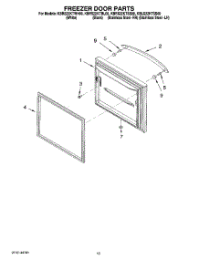 07 - Freezer Door Parts, Optional Parts (Not Included) parts for Kitchenaid Refrigerator KBRS22KTSS00 from AppliancePartsPros.com
