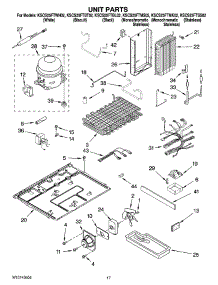 11 - Unit Parts parts for Kitchenaid Refrigerator KSCS25FTBT02 from AppliancePartsPros.com