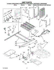 10 - Unit Parts parts for Kitchenaid Refrigerator KSRP22FSWH02 from AppliancePartsPros.com