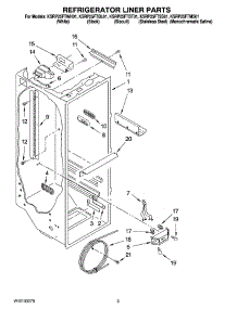 02 - Refrigerator Liner Parts parts for Kitchenaid Refrigerator KSRP25FTBT01 from AppliancePartsPros.com