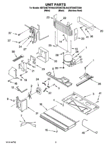 05 - Unit Parts parts for Kitchenaid Refrigerator KBFS20ETWH00 from AppliancePartsPros.com