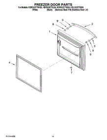 07 - Freezer Door Parts parts for Kitchenaid Refrigerator KBLS22ETSS00 from AppliancePartsPros.com