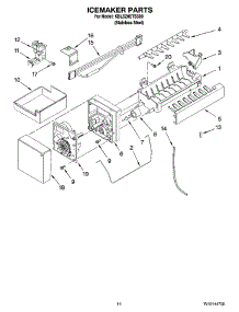 08 - Icemaker Parts, Optional Parts (Not Included) parts for Kitchenaid Refrigerator KBLS20ETSS00 from AppliancePartsPros.com
