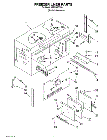 05 - Freezer Liner Parts parts for Kitchenaid Refrigerator KBRS36FTX00 from AppliancePartsPros.com