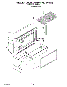 08 - Freezer Door And Basket Parts parts for Kitchenaid Refrigerator KBLO36FTX00 from AppliancePartsPros.com