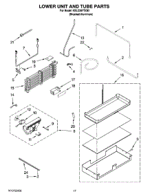 10 - Lower Unit And Tube Parts parts for Kitchenaid Refrigerator KBLO36FTX00 from AppliancePartsPros.com