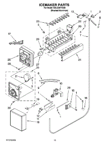 11 - Icemaker Parts parts for Kitchenaid Refrigerator KBLO36FTX00 from AppliancePartsPros.com
