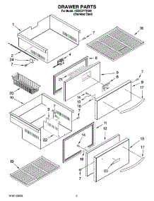 03 - Drawer Parts parts for Kitchenaid Ingredient Center KDDC27TTS00 from AppliancePartsPros.com